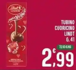 La Mimosa Supermercati Tubino cuoricino LINDT offerta