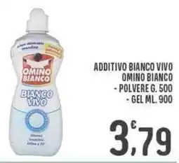 La Mimosa Supermercati Additivo bianco vivo omino bianco polvere gel offerta