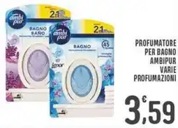 La Mimosa Supermercati Profumatore per bagno AMBIPUR offerta