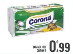 La Mimosa Supermercati Tovaglioli CORONA offerta