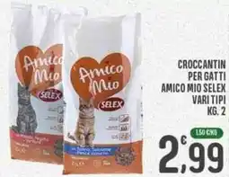La Mimosa Supermercati Croccantin per gatti amico mio SELEX offerta