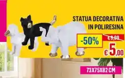 Satur Statua decorativa in poliresina offerta