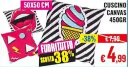 Satur Cuscino canvas offerta
