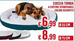 Satur Cuccia tonda a costine sfoderabile Ø 55 cm offerta