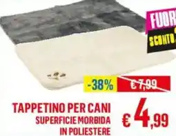 Satur Tappetino per cani superficie morbida in poliestere offerta