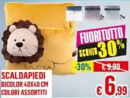 Satur Scaldapiedi bicolor 40x40 cm offerta