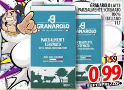 Il Genio Supermercato Granarolo latte parzialmente scremato 100% italiano offerta