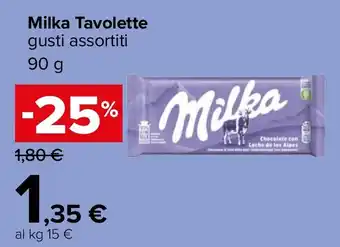 Milka Tavolette
