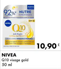 Iper Tosano NIVEA Q10 visage gold offerta
