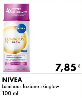 NIVEA Luminous lozione skinglow