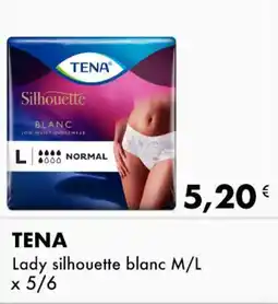Iper Tosano TENA Lady silhouette blanc M/L offerta