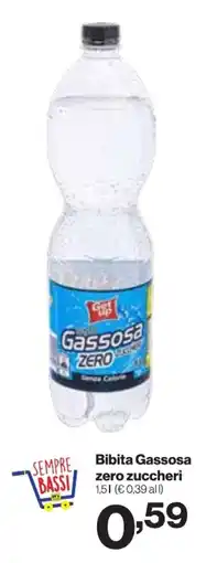 In'S Mercato Bibita Gassosa zero zuccheri offerta
