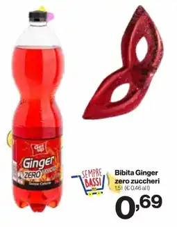 In'S Mercato Bibita Ginger zero zuccheri offerta
