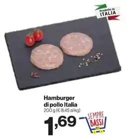 In'S Mercato Hamburger di pollo Italia offerta
