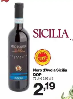 In'S Mercato Nero d'Avola Sicilia DOP offerta