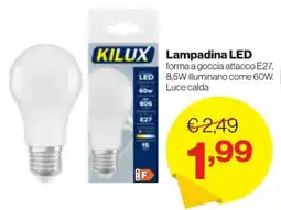 In'S Mercato KILUX Lampadina LED offerta