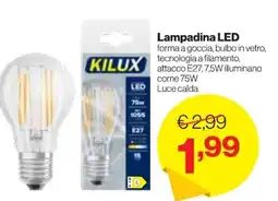 In'S Mercato KILUX Lampadina LED offerta
