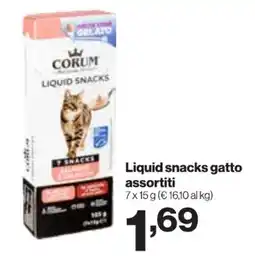 In'S Mercato CORUM Liquid snacks gatto offerta