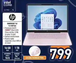 Unieuro hp OMNIBOOK 7 AI 14-fr0016nl offerta