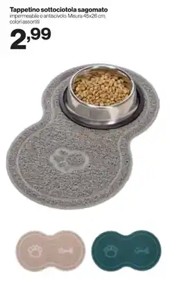 In'S Mercato Tappetino sottociotola sagomato offerta