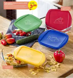 In'S Mercato Teglia contenitore Pyrex con coperchio colorato Linea "No Spreco" offerta