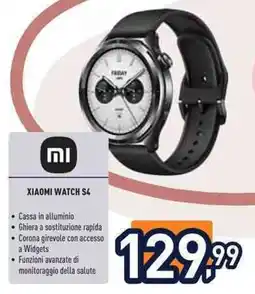 Unieuro Xiaomi watch S4 offerta