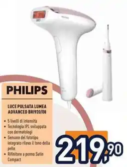 Unieuro PHILIPS LUCE PULSATA LUMEA ADVANCED BR1920/00 offerta