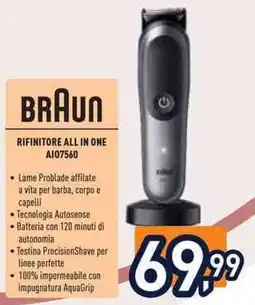 Unieuro BRAUN RIFINITORE ALL IN ONE A107560 offerta