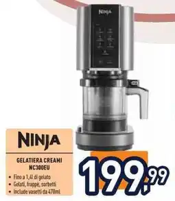 Unieuro NINJA GELATIERA CREAMI NC300EU offerta