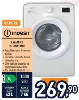 Unieuro INDESIT LAVATRICE IM760MYTIMEIT offerta