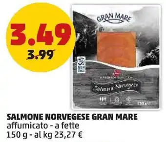 Salmone norvegese gran mare affumicato - a fette