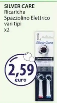 Acqua & Sapone SILVER CARE Ricariche Spazzolino Elettrico vari tipi x2 offerta