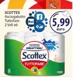 Acqua & Sapone SCOTTEX Asciugatutto Tuttfare offerta