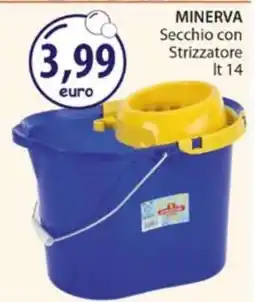 Acqua & Sapone MINERVA Secchio con Strizzatore lt 14 offerta