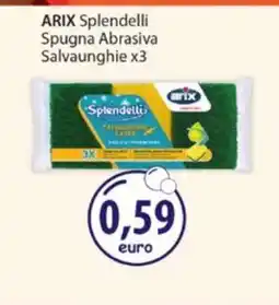 Acqua & Sapone ARIX Splendelli Spugna Abrasiva Salvaughie x3 offerta