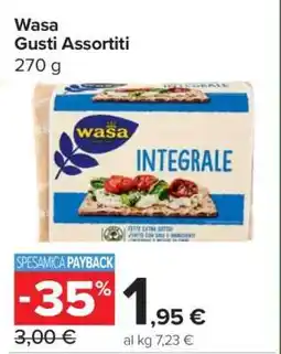 Carrefour Wasa Gusti Assortiti offerta