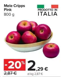 Carrefour MELE CRIPPS PINK offerta