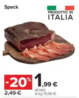 Carrefour Speck offerta