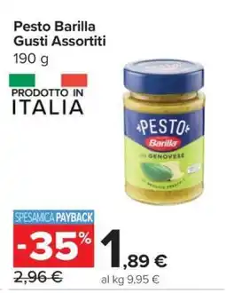 Carrefour Pesto Barilla Gusti Assortiti offerta