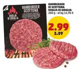 PENNY Hamburger di scottona voglia di griglia offerta