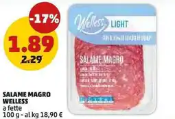 PENNY Salame macro WELLESS offerta