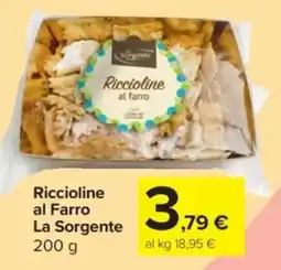 Carrefour Express Riccioline al Farro La Sorgente offerta