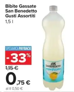 Carrefour Express Bibite Gassate San Benedetto offerta