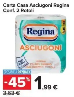 Carrefour Express Carta Casa Asciugoni Regina offerta