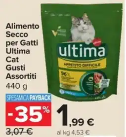 Carrefour Express Alimento Secco per Gatti Ultima Cat offerta