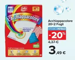 Carrefour Express Acchiappacolore 20+2 Fogli offerta