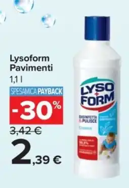 Carrefour Express Lysoform Pavimenti offerta
