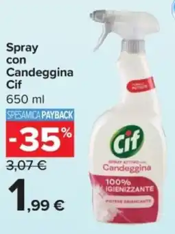 Carrefour Express Spray con Candeggina Cif offerta