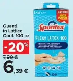 Carrefour Express Spontex Guanti in Lattice offerta