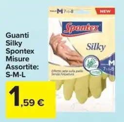 Carrefour Express Guanti Silky Spontex offerta
